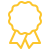 badge icon yellow